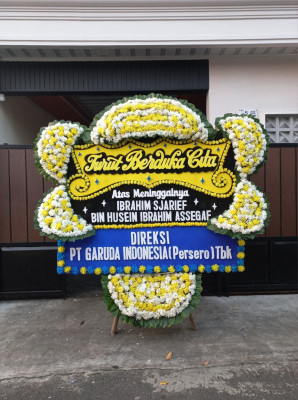 Papan Bunga Duka di Cigondewah Kidul