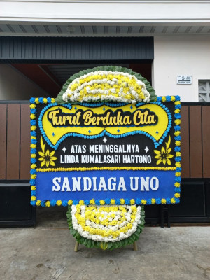 Papan Bunga Duka di Cigondewah Kidul